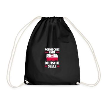 Polonais Polonais Allemand Pologne - Sac de sport léger - noir - Devant