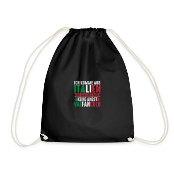 Italie Vaffanculo italien - Sac de sport léger - noir - Devant