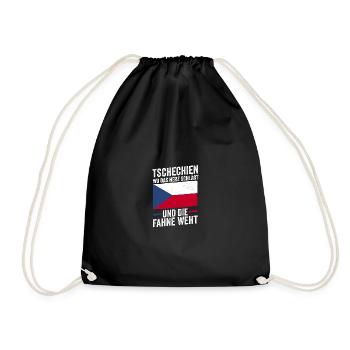 Czechs Czech Czech Republic - Drawstring Bag - black - Front
