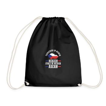 Czechs Czech Czech Republic - Drawstring Bag - black - Front