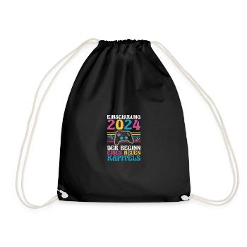 Écolier de 1ère année Retour à l’école Gamer Inscription à l’école - Sac de sport léger - noir - Devant