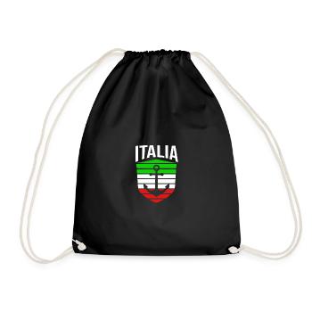 Italie Italien Italien Italie - Sac de sport léger - noir - Devant