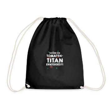 Jardinier Tomate Jardin Fermier - Sac de sport léger - noir - Devant