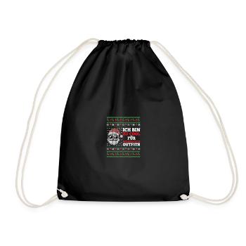 Christmas Ugly Christmas - Drawstring Bag - black - Front