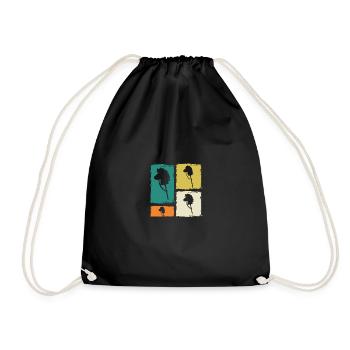 Hobby Horse Hobby Horsing - Drawstring Bag - black - Front