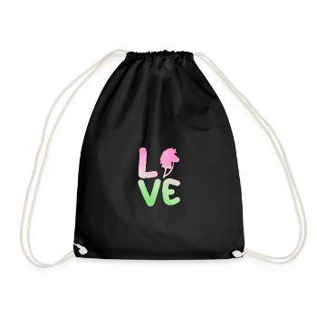 Hobby Horse Hobby Horsing - Drawstring Bag - black - Front