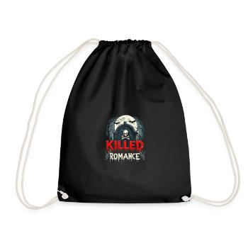 Social Media Killed the Romance - Drawstring Bag - black - Front