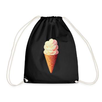 Hot Ice Cream - Turnbeutel - Schwarz - Vorne