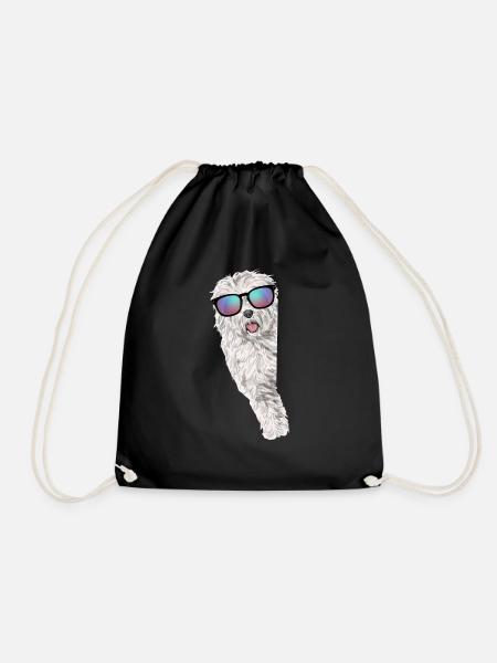 Vieux chien de berger anglais Sheepie Bobtail - Sac de sport léger - noir