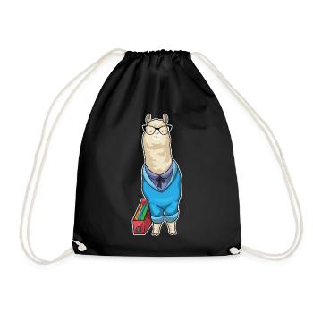 Bureau du Secrétaire des Alpagas - Sac de sport léger - noir - Devant