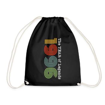 Millésime 1996 - Sac de sport léger - noir - Devant