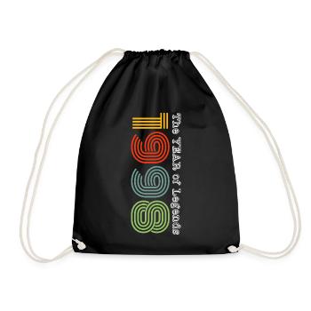 Millésime 1998 - Sac de sport léger - noir - Devant