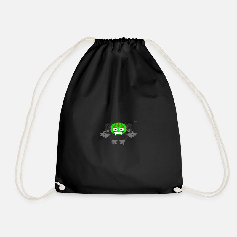 Vampire spider - Drawstring Bag - black
