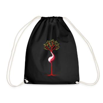 Arbre de l’utérus - Sac de sport léger - noir - Devant