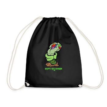 Halloween monstre Zombie Horreur Trick or Treat - Sac de sport léger - noir - Devant