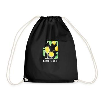 Limonade aux fruits et au citron - Sac de sport léger - noir - Devant