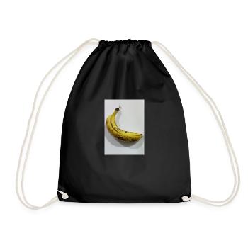 banana - Drawstring Bag - black - Front