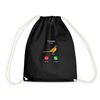 appel de faisan - Sac de sport léger - noir - Devant
