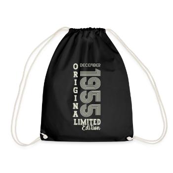 Original December 1955 67th birthday gift - Drawstring Bag - black - Front
