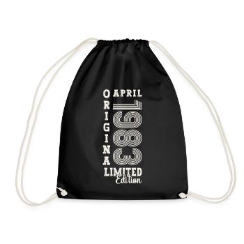 40e anniversaire homme avril né 1983 original - Sac de sport léger - noir - Devant