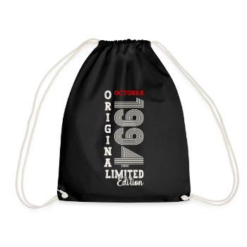 30th Birthday Original October 1994 Volume 94 - Drawstring Bag - black - Front