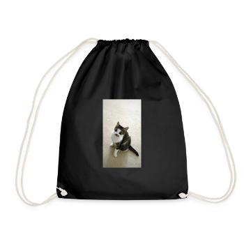 Pretty Kitty - Drawstring Bag - black - Front