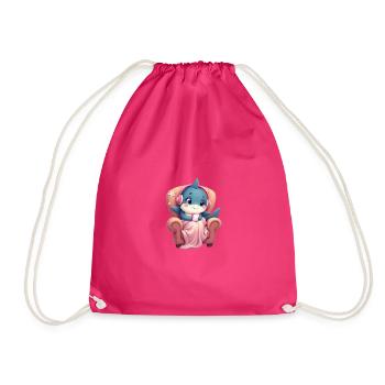Requin adolescent - Sac de sport léger - fuchsia - Devant
