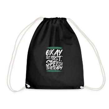 Orthophoniste Orthophonie Orthophonie - Sac de sport léger - noir - Devant
