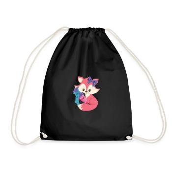 Schoolchild Fuchs schooling 1st class cartable - Sac de sport léger - noir - Devant