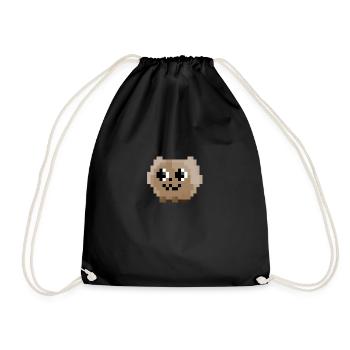 Liddle Doggie - Drawstring Bag - black - Front