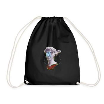 David Greek - Drawstring Bag - black - Front