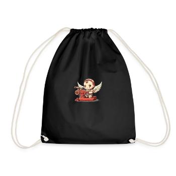 cupid - Drawstring Bag - black - Front