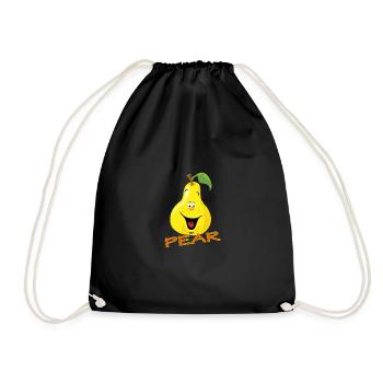 PEAR - Turnbeutel - Schwarz - Vorne
