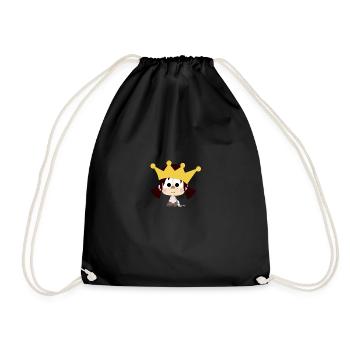 princess - Drawstring Bag - black - Front