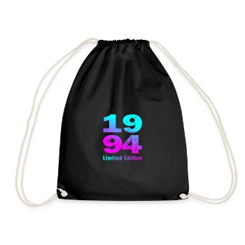 Birthday, born in 1994 limited edition - Drawstring Bag - black - Front