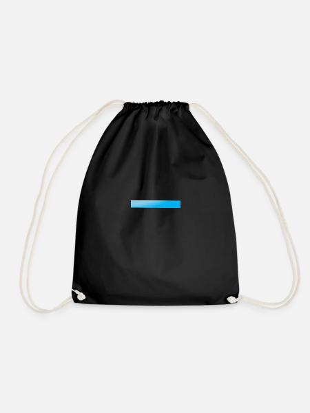 Barres dégradées bleu glacier - Sac de sport léger - noir