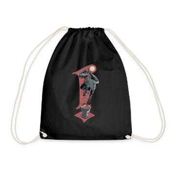 Surprise - Drawstring Bag - black - Front