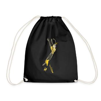 Art - Drawstring Bag - black - Front