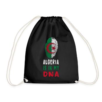 Algeria is in my DNA Design / Gift Idea - Drawstring Bag - black - Front