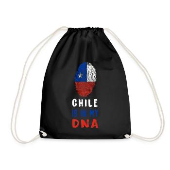Chile is in my DNA design - Drawstring Bag - black - Front