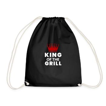 King of the Grill - Turnbeutel - Schwarz - Vorne