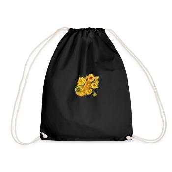 Tournesols Van Gogh Tournesols - Sac de sport léger - noir - Devant