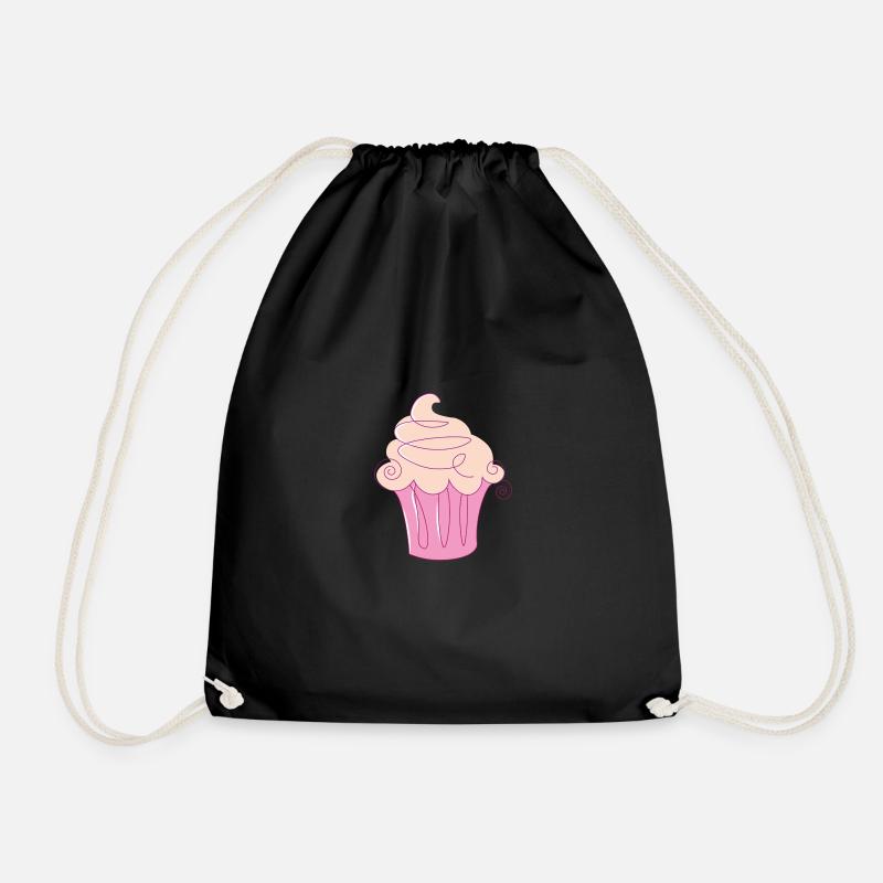 Cupcake - Turnbeutel - Schwarz