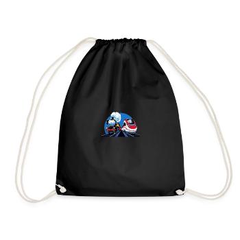 TRAIN ZUG - Drawstring Bag - black - Front