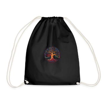 Tree of Life - Drawstring Bag - black - Front