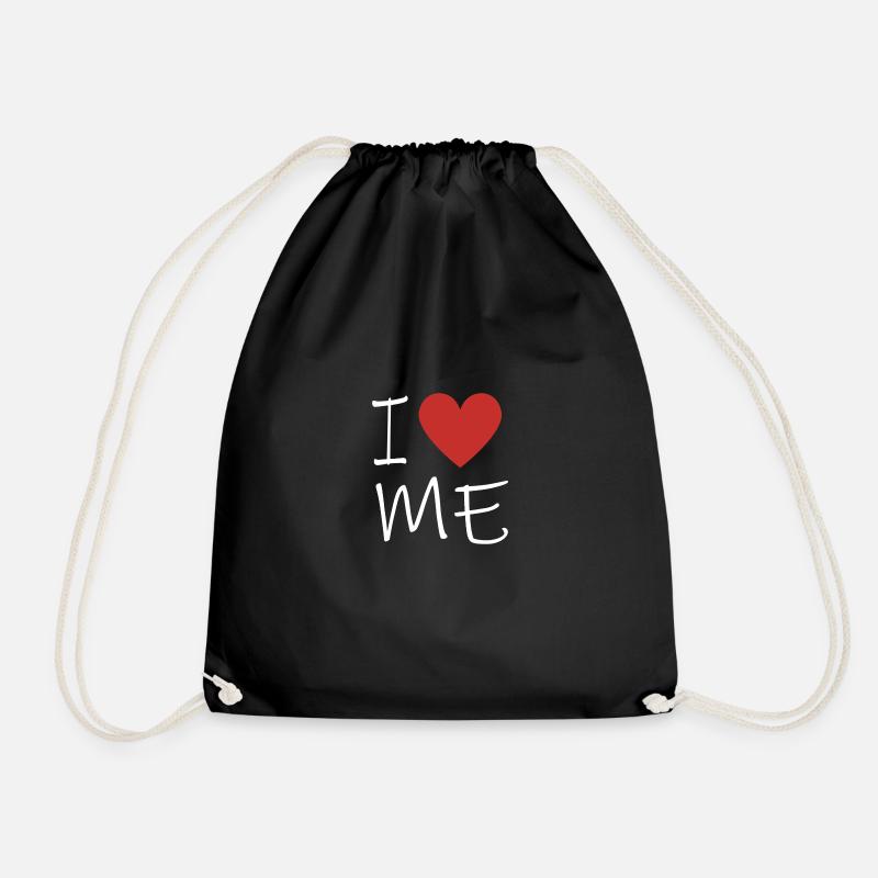 I love MEE - Turnbeutel - Schwarz