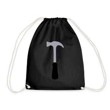 hammer - Turnbeutel - Schwarz - Vorne