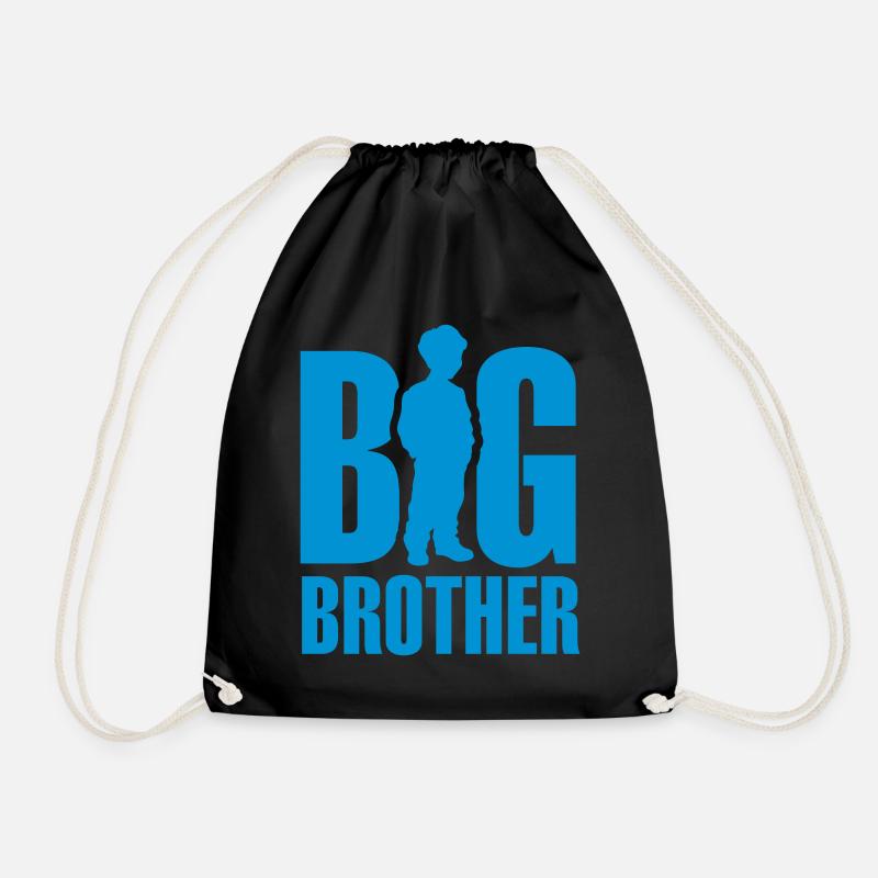 Big Brother - Drawstring Bag - black
