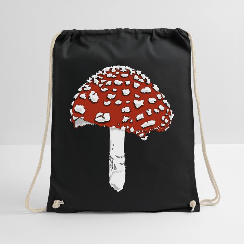 Toadstool toadstool amanita Drawstring Bag