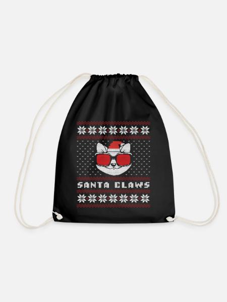 Santa Claws Crates - Turnbeutel - Schwarz